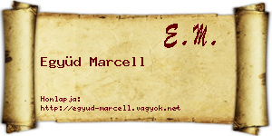 Együd Marcell névjegykártya