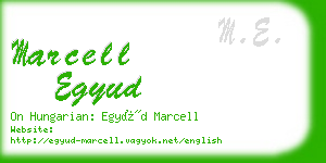 marcell egyud business card